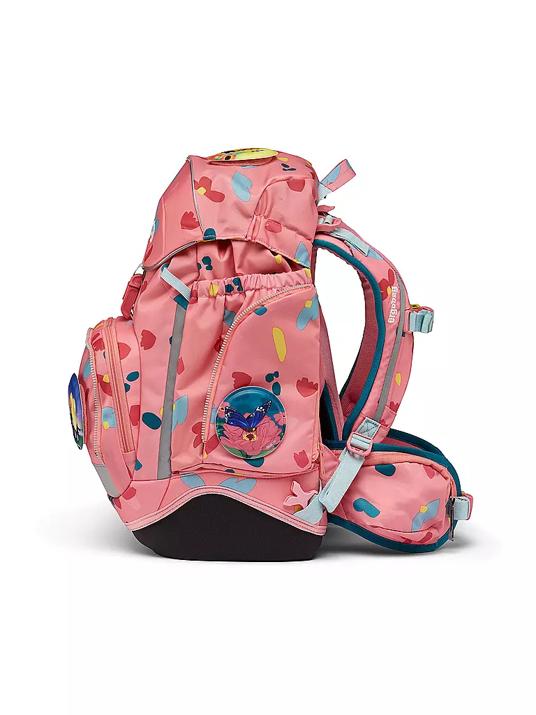 ERGOBAG | Set de mochilas escolares de 6 piezas PACK - ZitronenfaltBär | Coral