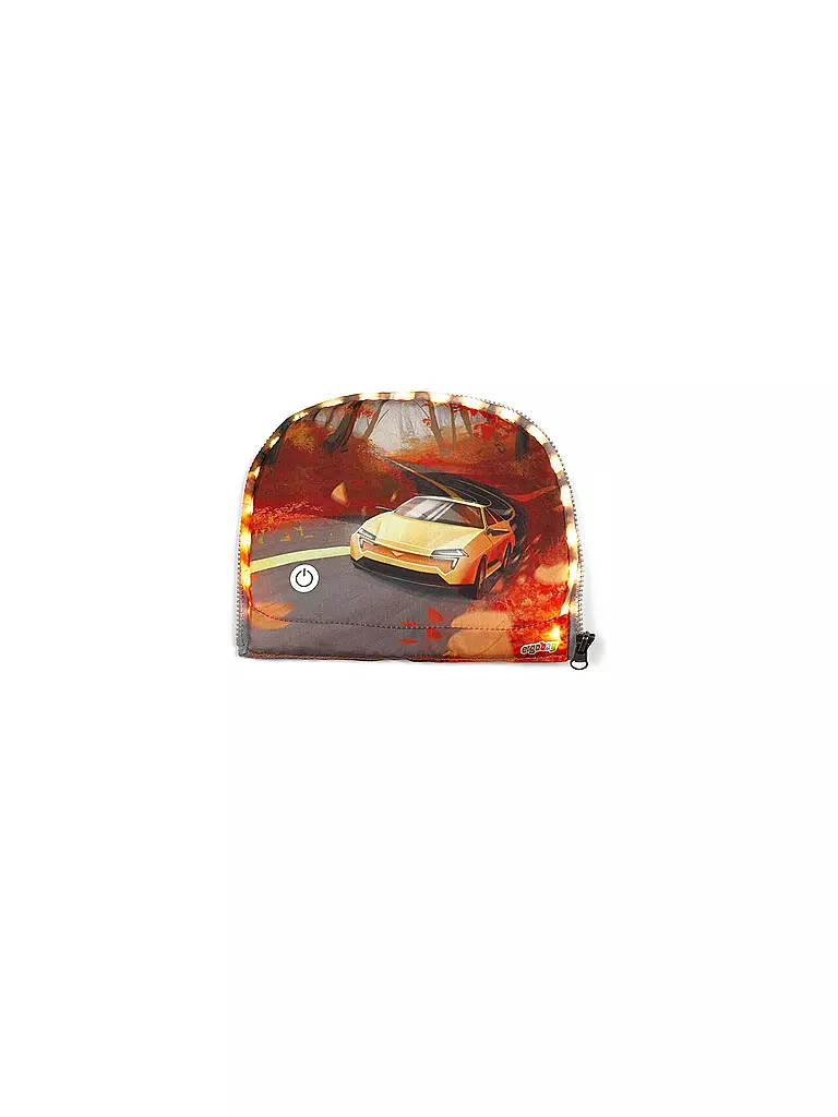 ERGOBAG | Zip Set Zippies LED - Coche de carreras | Multicolor