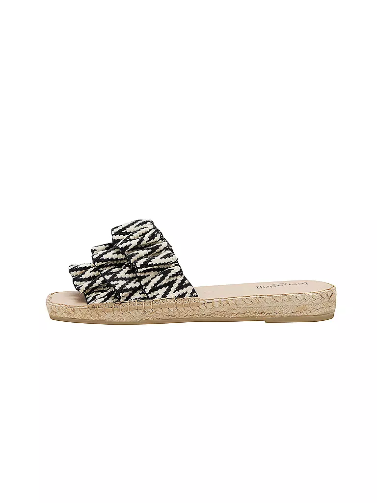 ESPADRIJ L'ORIGINALE | Pantolette CARRE VOLANT | Negro