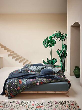 ESSENZA | Ropa de cama de satén MARIGOLD 70x90cm/140x200cm Gris pizarra