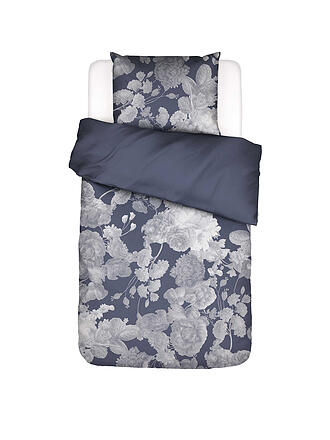 ESSENZA | Ropa de cama de satén EUNICE 70x90/140x200cm Night Shadow Blue