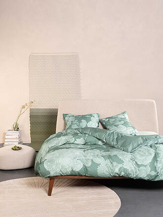 ESSENZA | Ropa de cama de satén EUNICE 70x90/140x200cm Dusty Teal