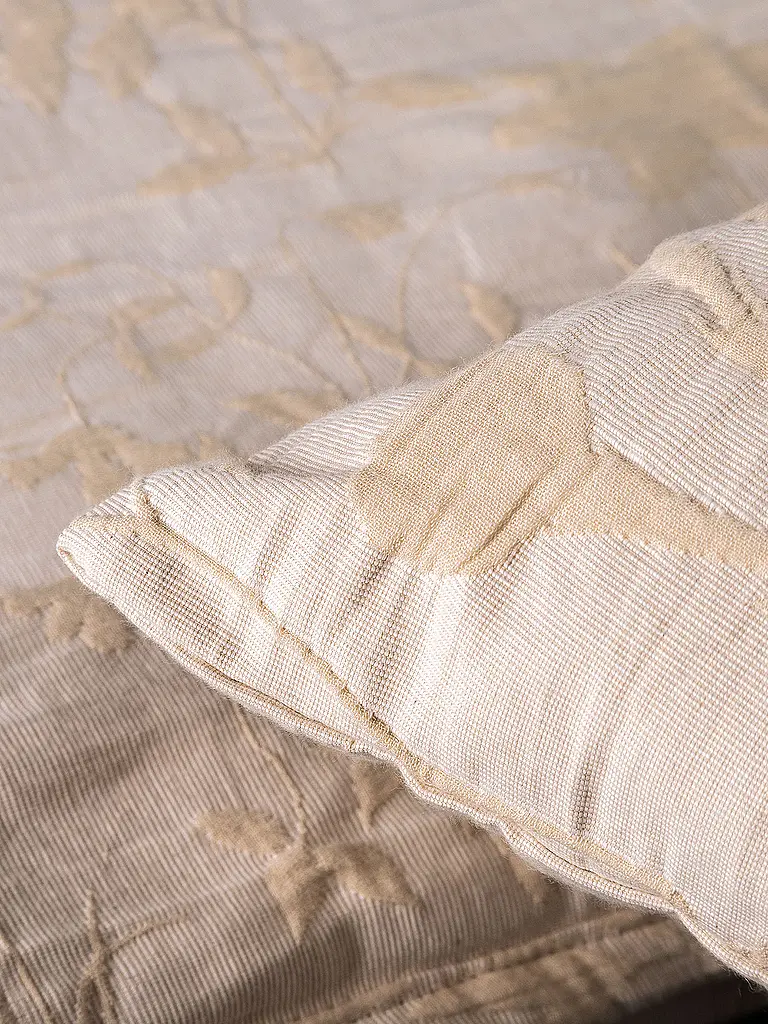 ESSENZA | Ropa de cama de algodón 70x90cm / 140x200cm MARIBEL Avena | Beige