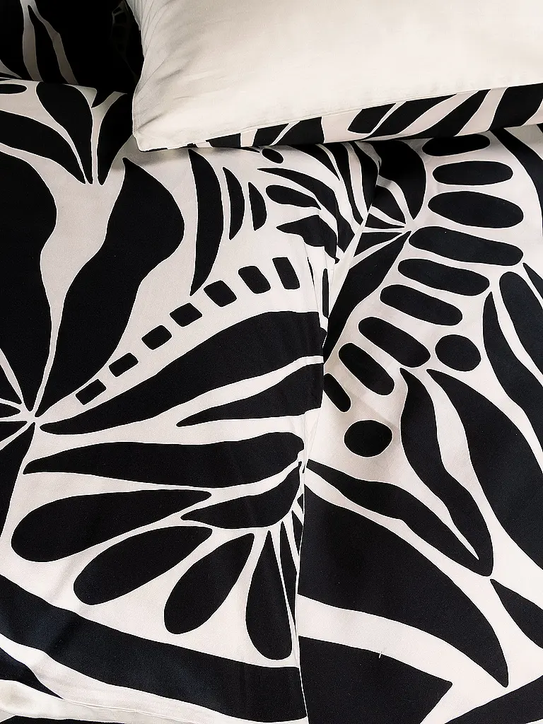 ESSENZA | Ropa de cama de satén 70x90cm / 140x200cm ALLORI Antracita | Gris