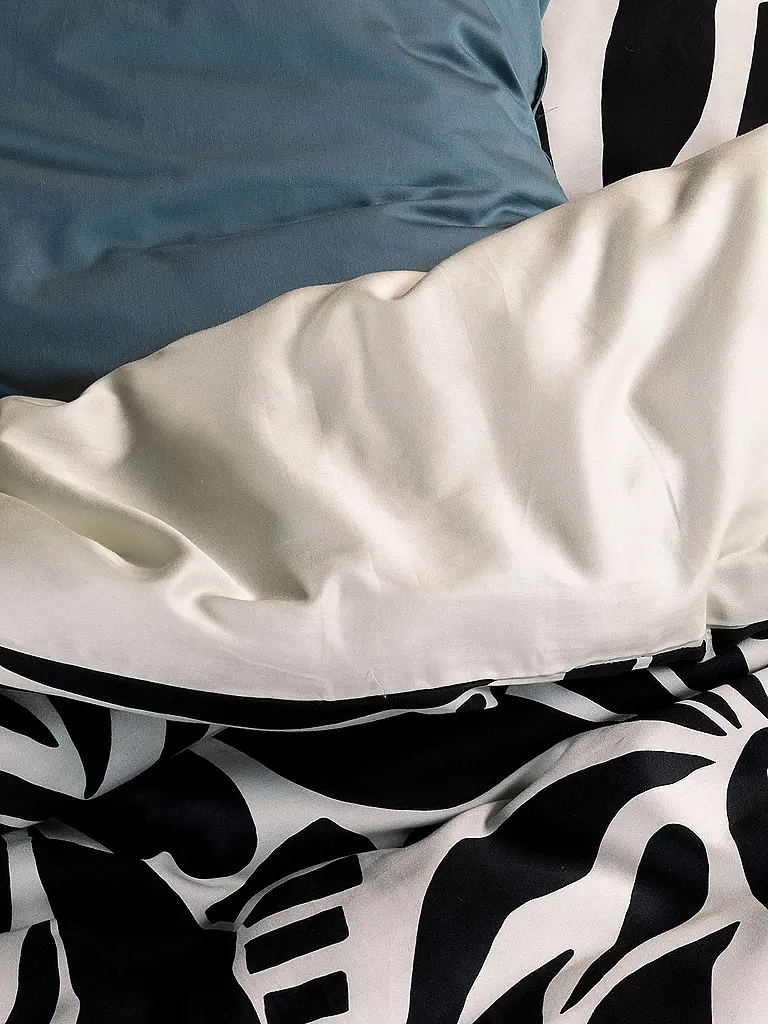 ESSENZA | Ropa de cama de satén 70x90cm / 140x200cm ALLORI Antracita | Gris