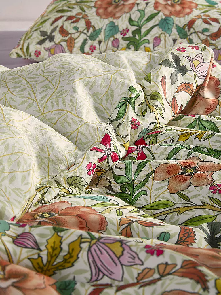 ESSENZA | Ropa de cama de satén 70x90cm / 140x200cm Celeste Pure White |