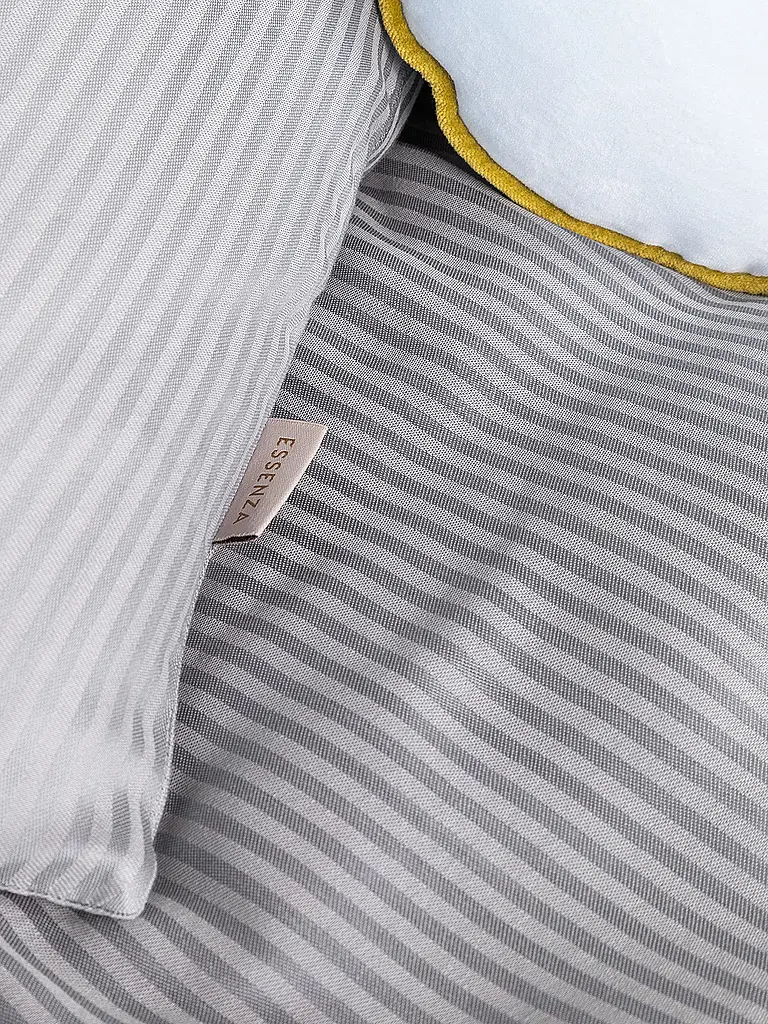 ESSENZA | Ropa de cama de satén 70x90cm / 140x200cm COLETTA Global Grey | Gris