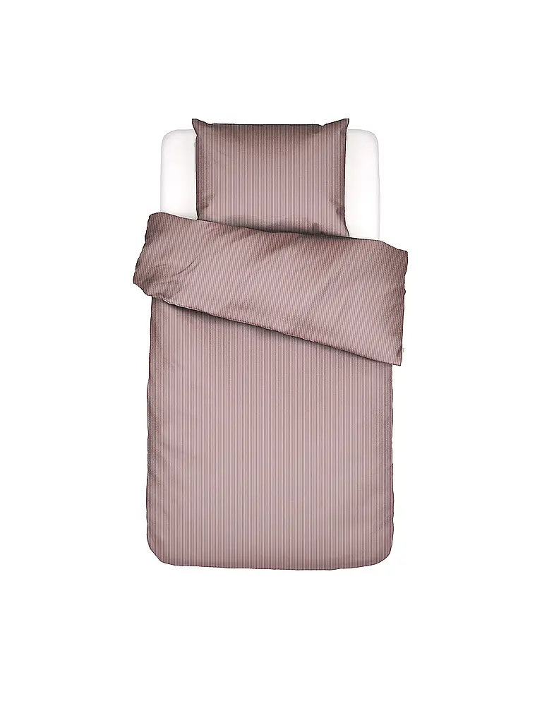ESSENZA | Ropa de cama de satén 70x90cm / 140x200cm COLETTA Woodrose | Rosa