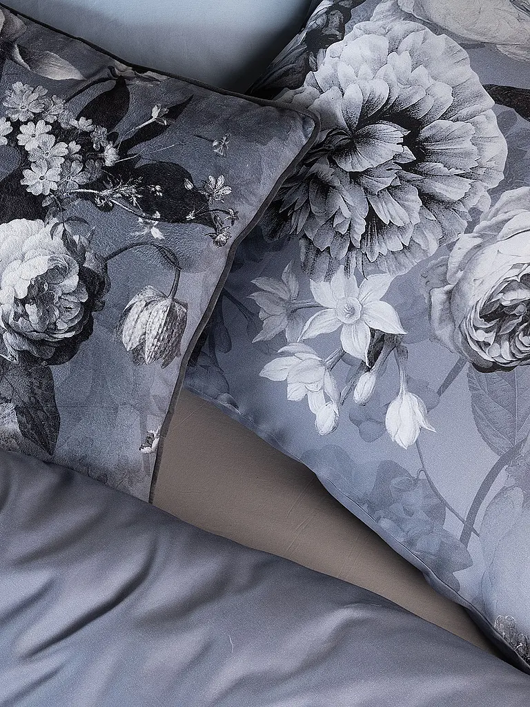 ESSENZA | Ropa de cama de satén 70x90cm / 140x200cm FLOOR Global Grey | 