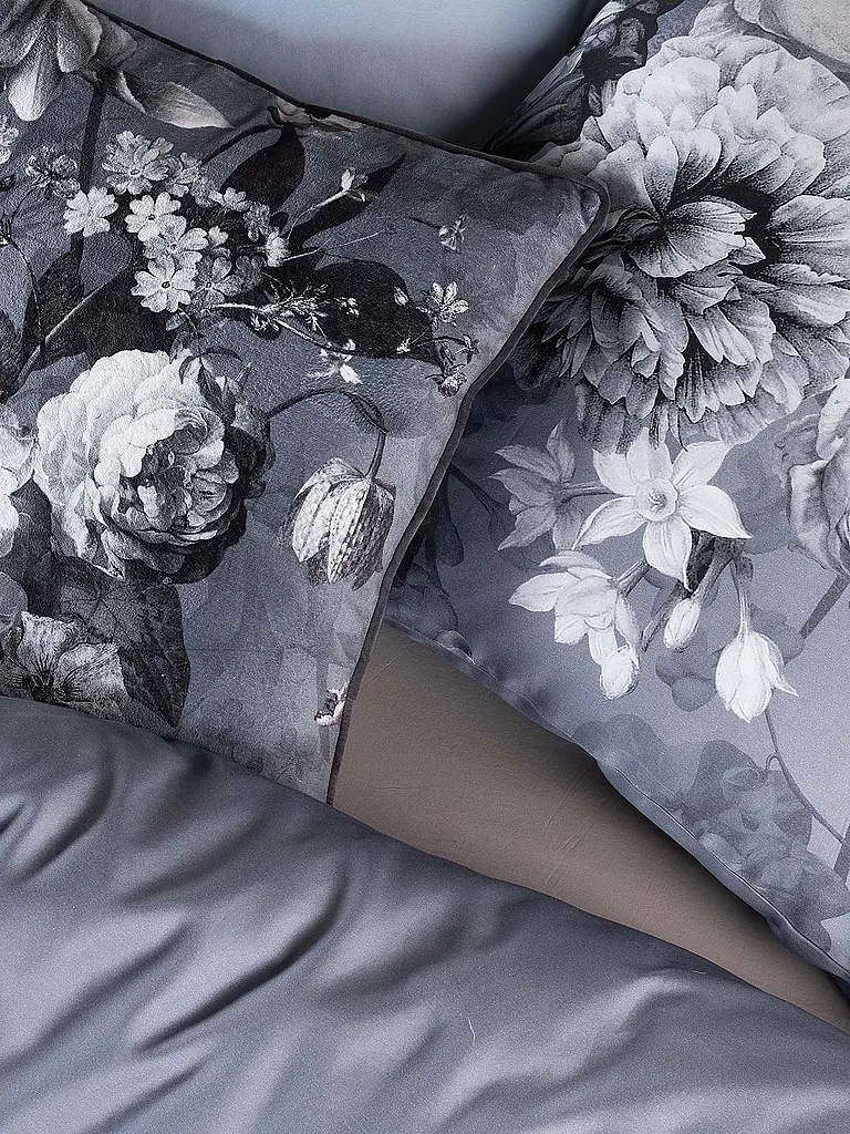 ESSENZA | Ropa de cama de satén 70x90cm / 140x200cm FLOOR Global Grey | 
