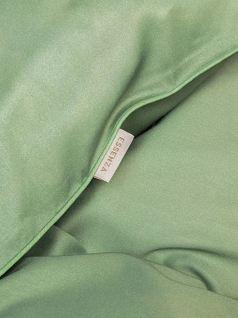 ESSENZA | Ropa de cama de satén 70x90cm / 140x200cm MADIA Basil Green | Oliva