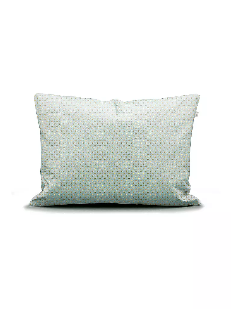 ESSENZA | Ropa de cama de satén 70x90cm / 140x200cm Ophelia Hazy Blue | Verde claro