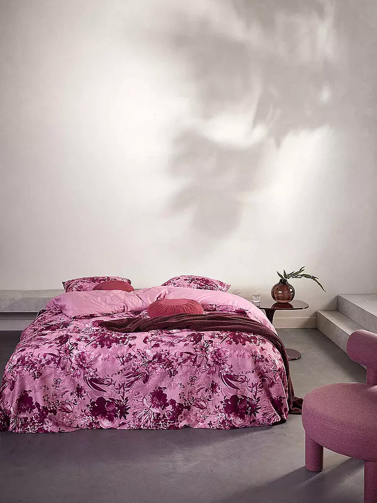 ESSENZA | Ropa de cama de satén ANNABELLA 70x90cm/140x200cm Spot on Pink | Baya