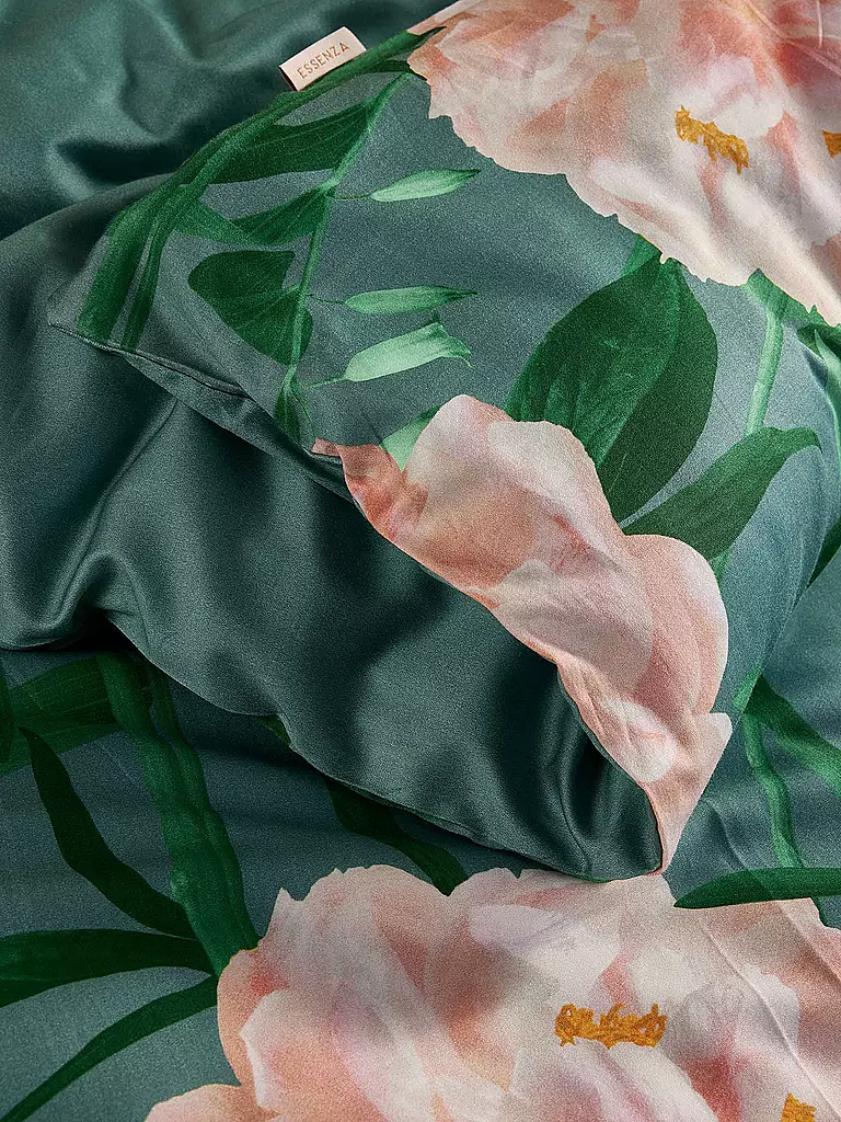 ESSENZA | Ropa de cama de satén DOROTHEA 70x90cm/140x200cm Soft Teal | 