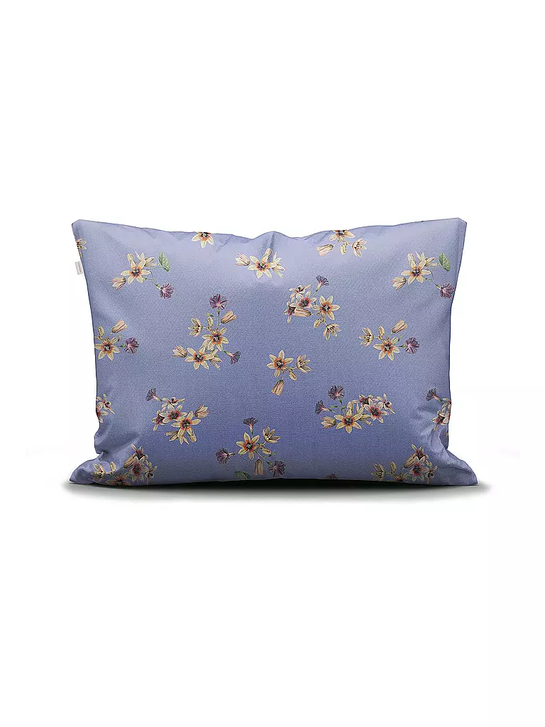 ESSENZA | Ropa de cama de satén FIORA 70x90cm/140x200cm Azul Lavanda | 