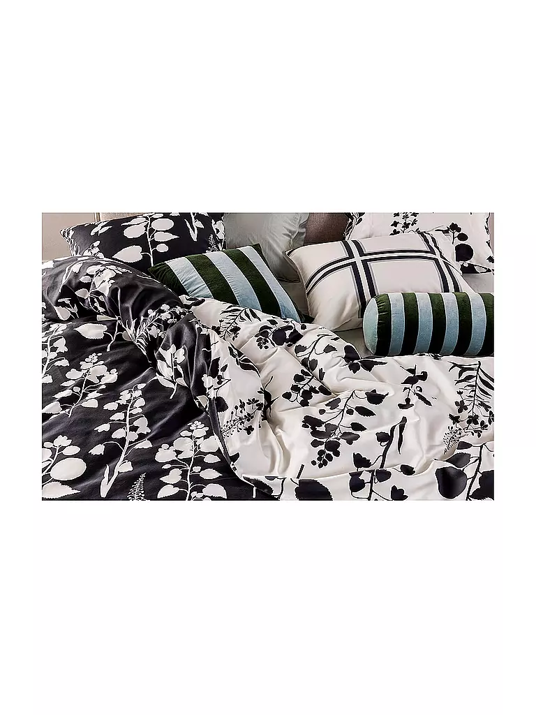 ESSENZA | Ropa de cama de satén LIVA 70x90cm/140x200cm Antracita | Gris