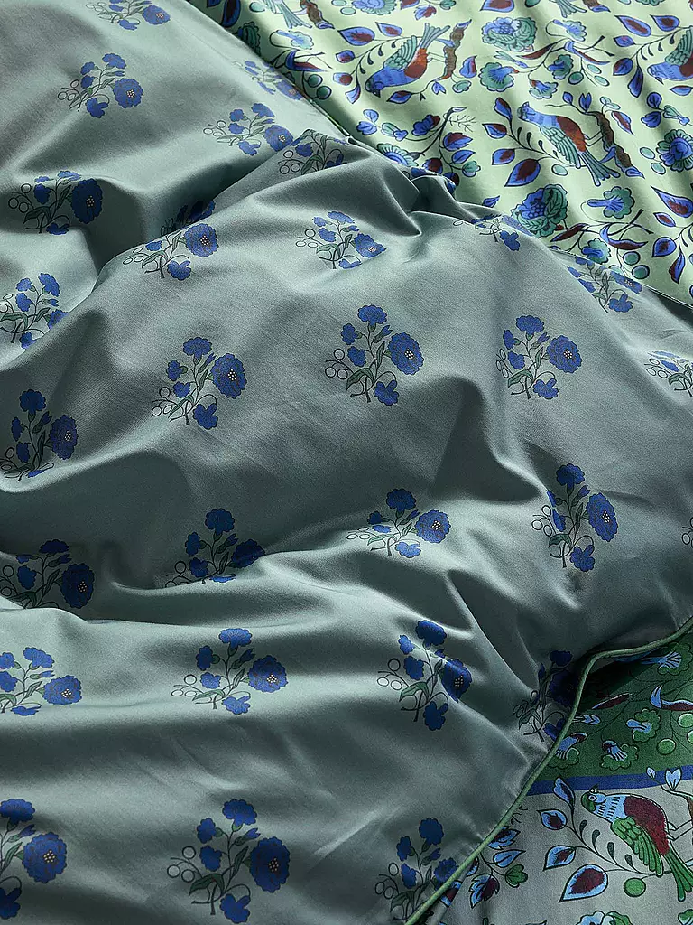 ESSENZA | Ropa de cama de satén VALERIA 70x90cm/140x200cm Subtle Green |
