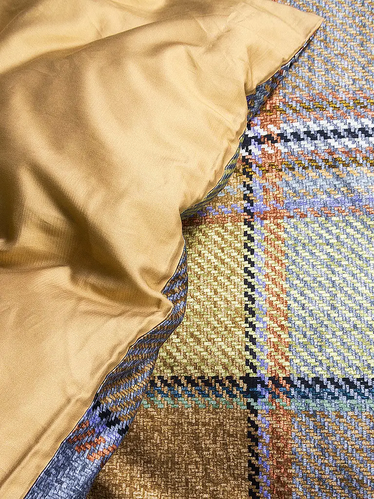 ESSENZA | Ropa de cama de twill 70x90cm / 140x200cm MEAU Camel | Mostaza
