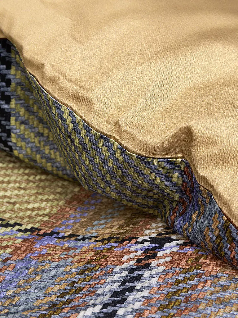 ESSENZA | Ropa de cama de twill 70x90cm / 140x200cm MEAU Camel | Mostaza