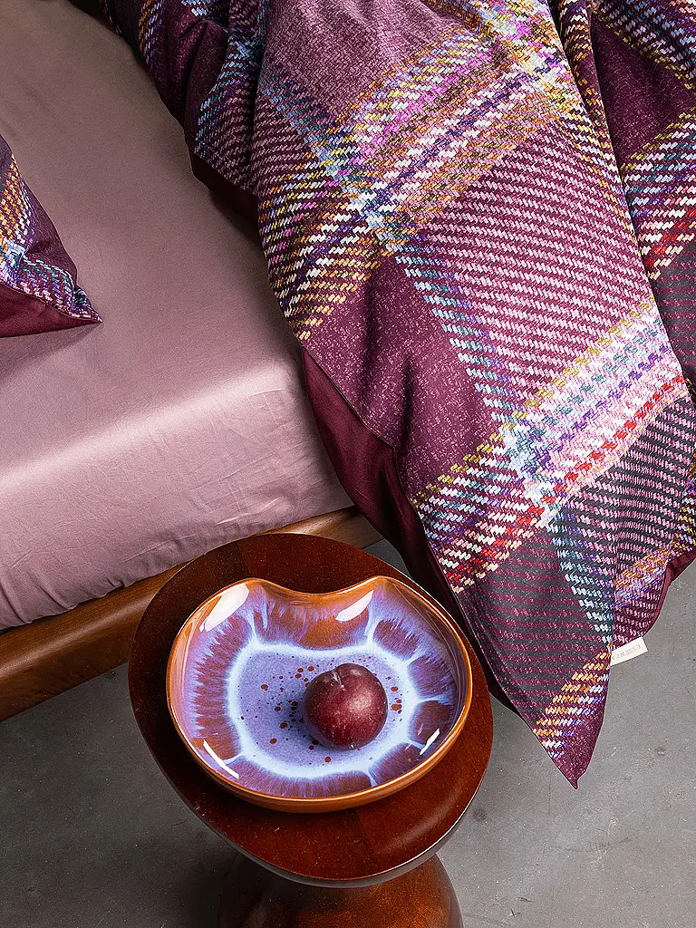 ESSENZA | Ropa de cama de twill 70x90cm / 140x200cm MEAU Mauve Wine | 