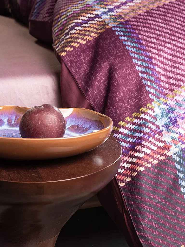 ESSENZA | Ropa de cama de twill 70x90cm / 140x200cm MEAU Mauve Wine | 