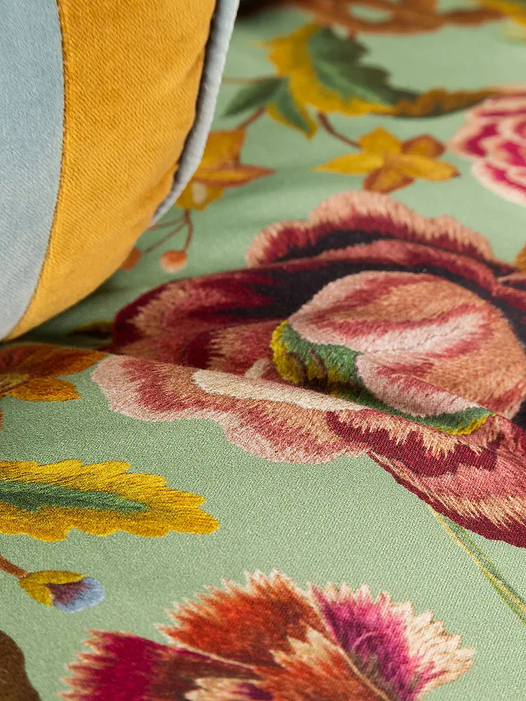 ESSENZA | Ropa de cama de twill 70x90cm / 140x200cm ROSANELLA Basil Green | Verde claro