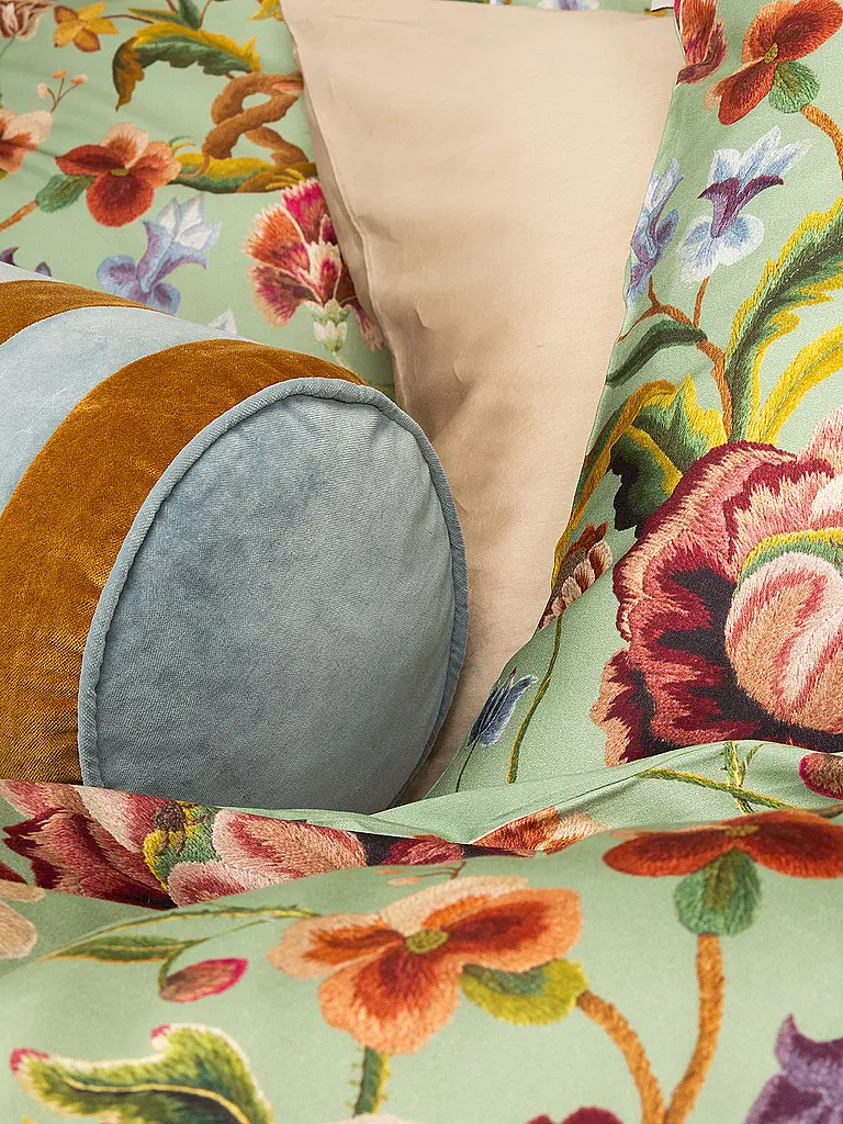 ESSENZA | Ropa de cama de twill 70x90cm / 140x200cm ROSANELLA Basil Green | Verde claro