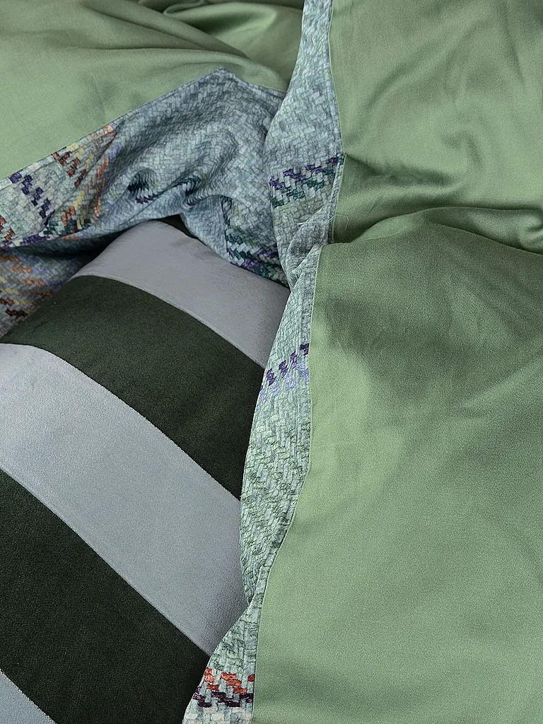 ESSENZA | Twill Bettwäsche 70x90cm / 140x220cm MEAU Basil Green |