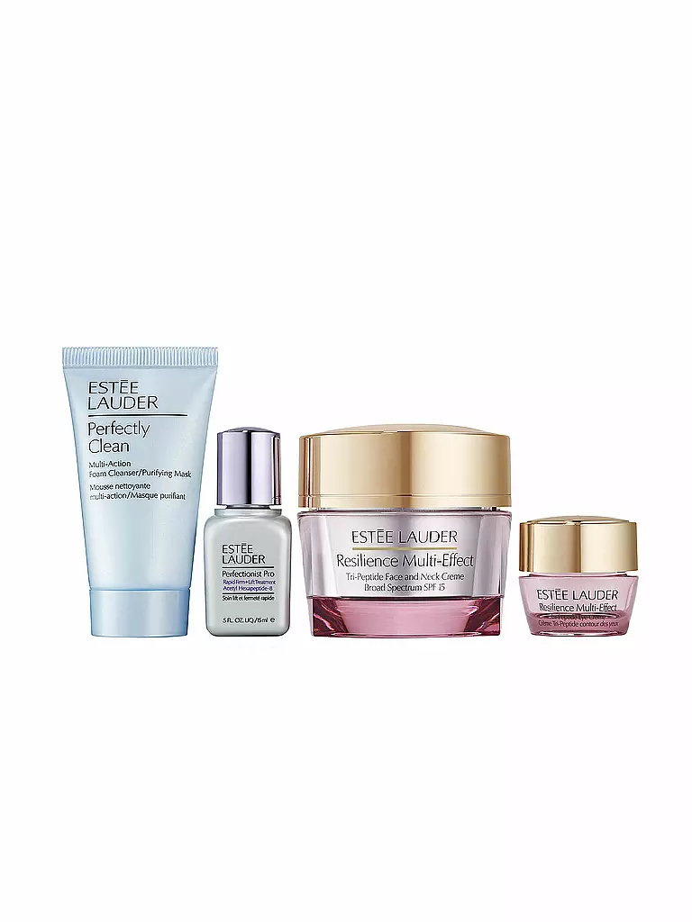 ESTÉE LAUDER | Set de Cuidado de la Piel Festivo Resilience Moisturizer 50 ml/ 30 ml/ 15 ml/ 5 ml | Sin color