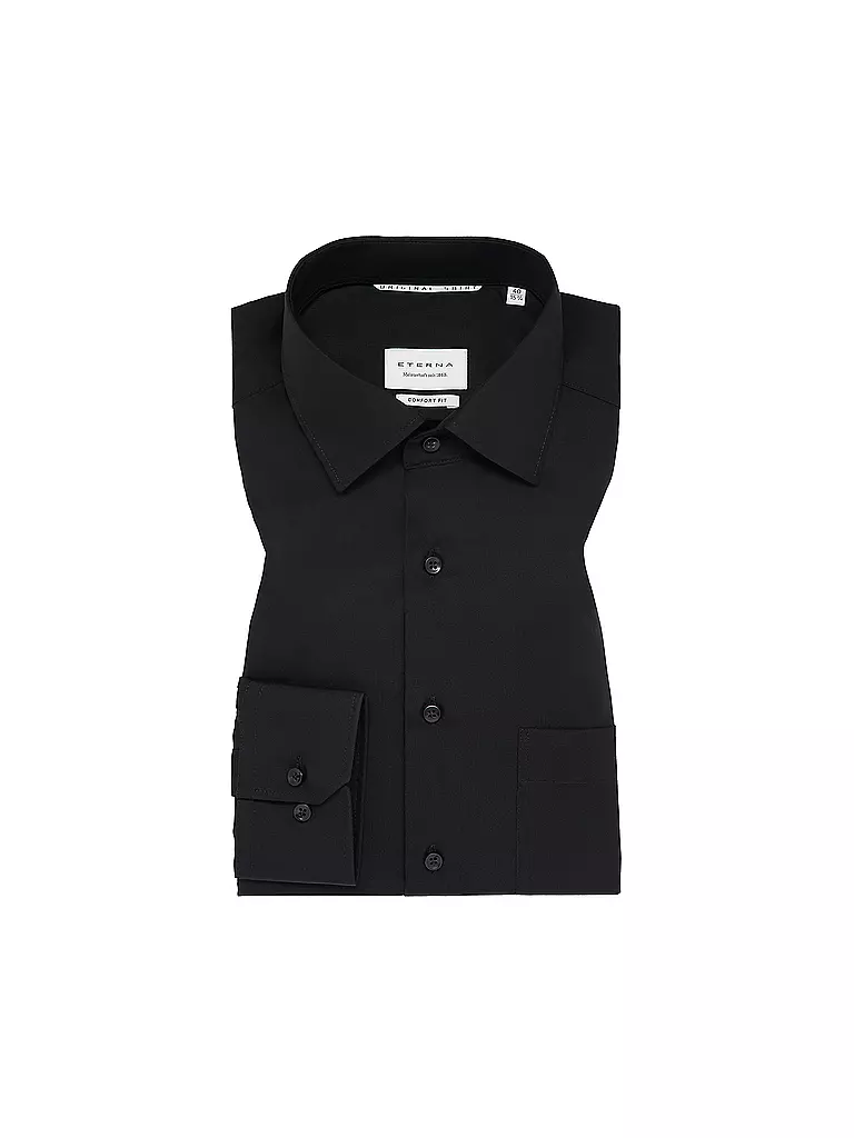 ETERNA | Camisa Comfort Fit | Negro