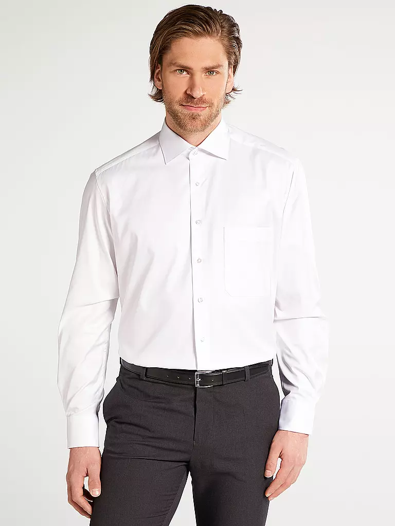 ETERNA | Camisa Comfort Fit | Blanco