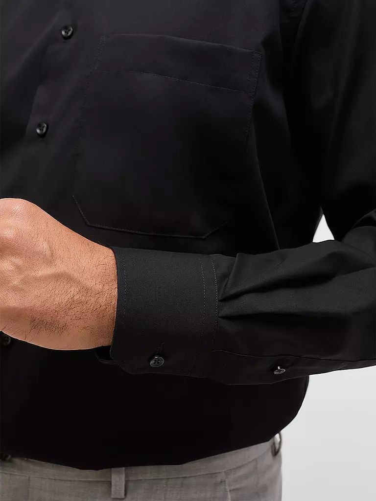 ETERNA | Camisa Comfort Fit | Negro