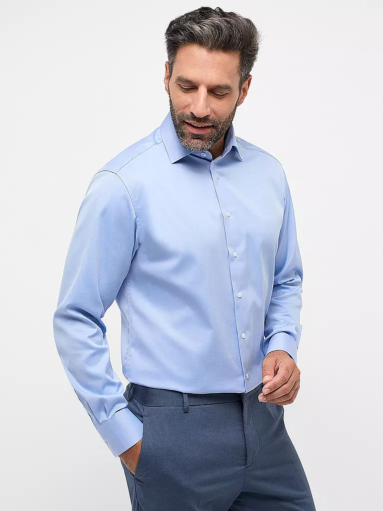 ETERNA | Camisa Modern Fit | Azul