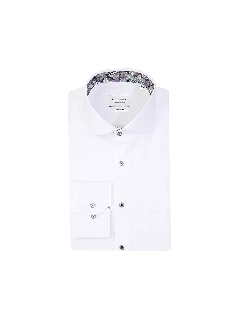ETERNA | Hemd Comfort Fit  | Blanco
