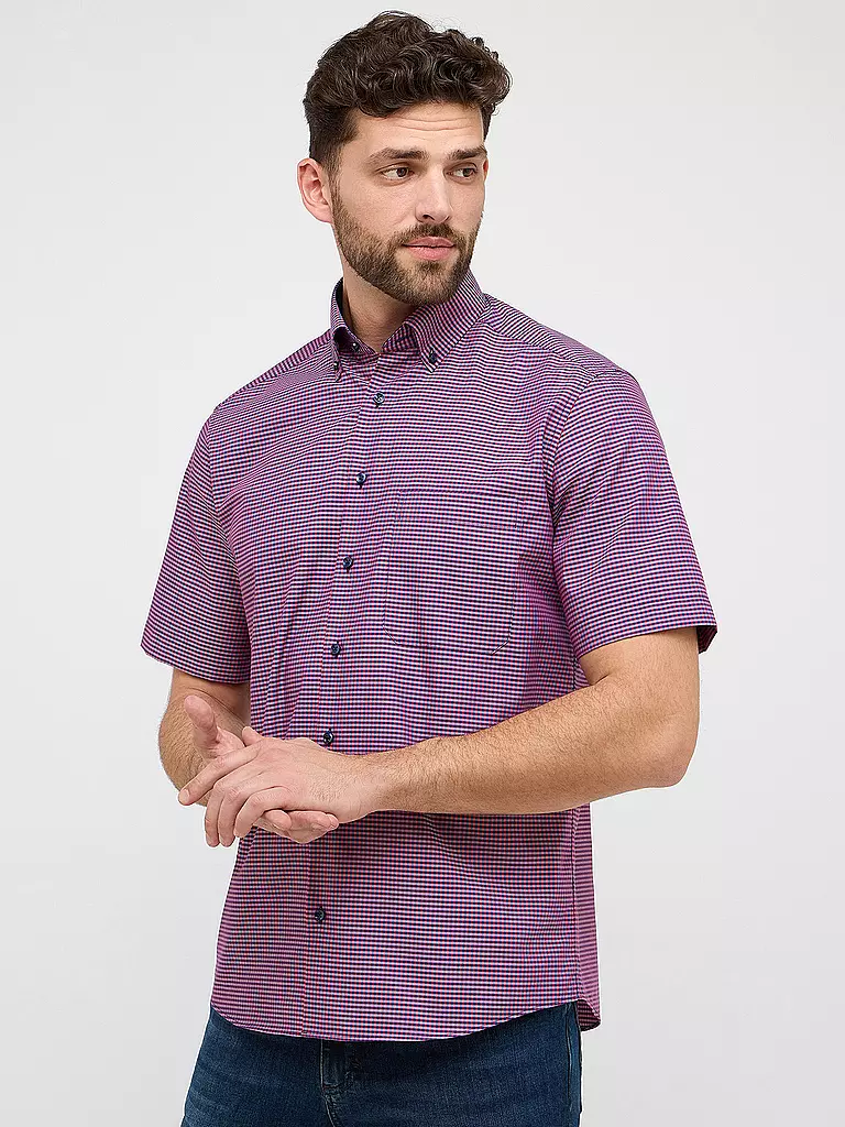 ETERNA | Hemd Comfort Fit  | Rojo