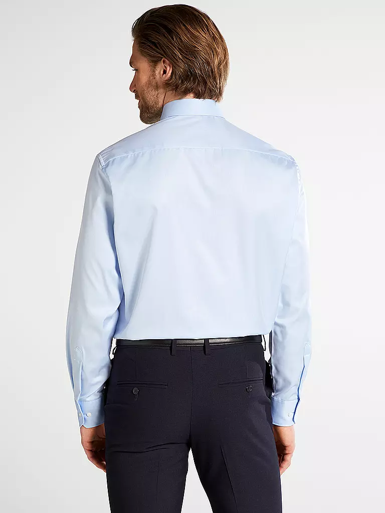 ETERNA | Hemd Comfort Fit  | Azul