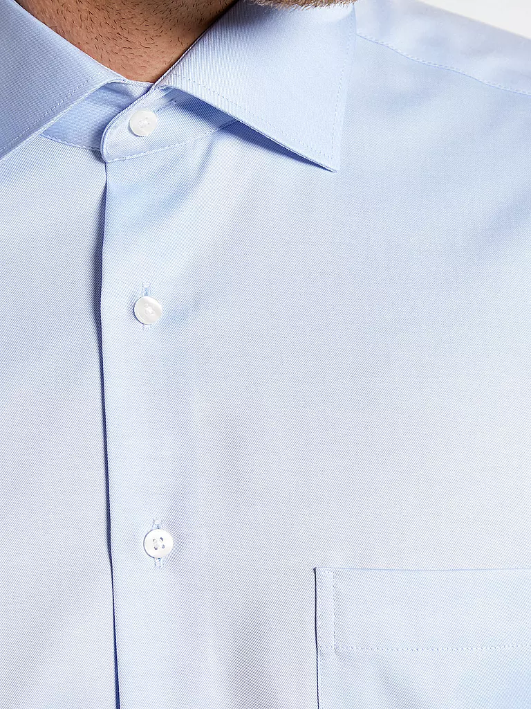 ETERNA | Hemd Comfort Fit  | Azul