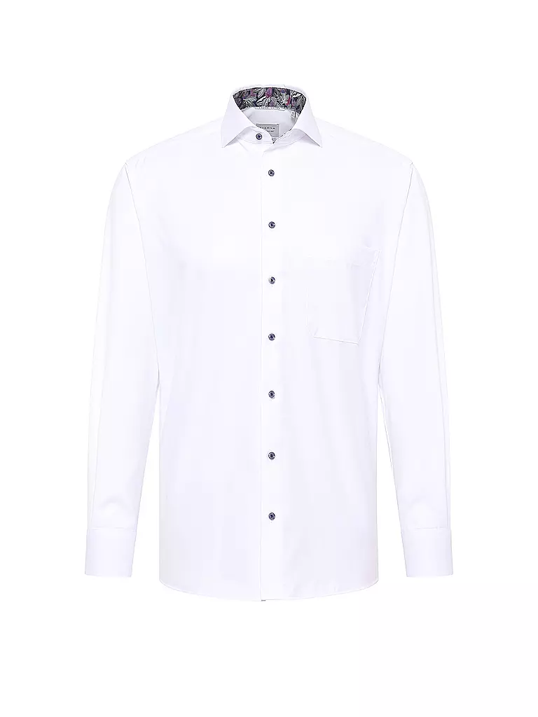 ETERNA | Hemd Comfort Fit  | Blanco