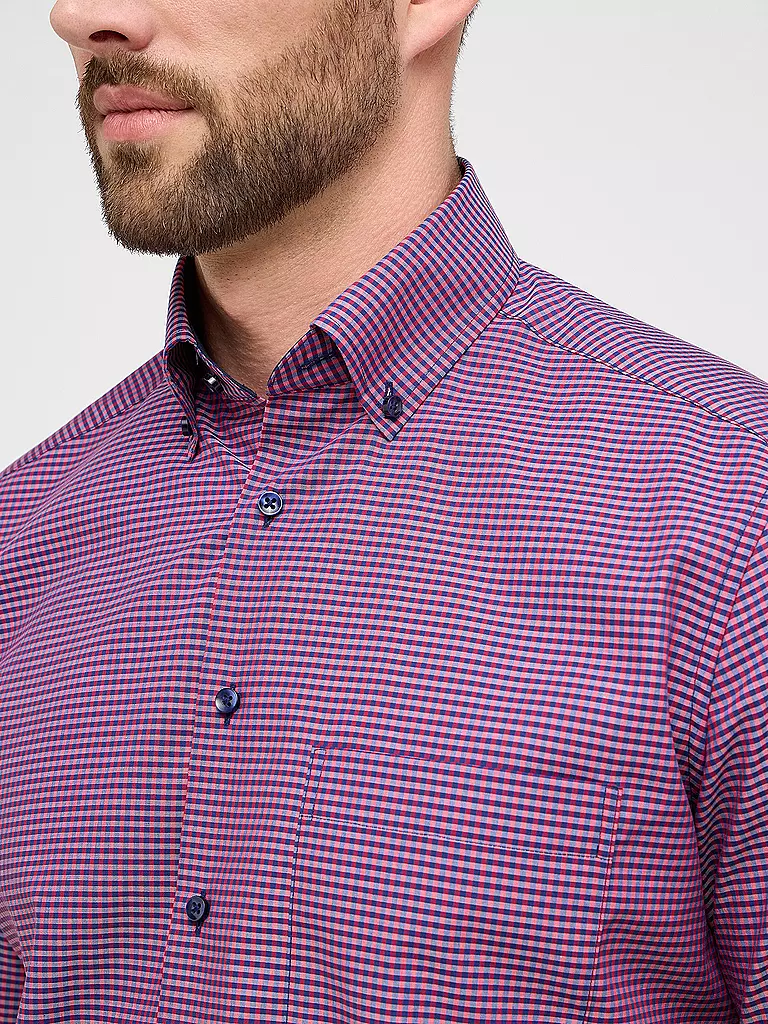 ETERNA | Hemd Comfort Fit  | Rojo