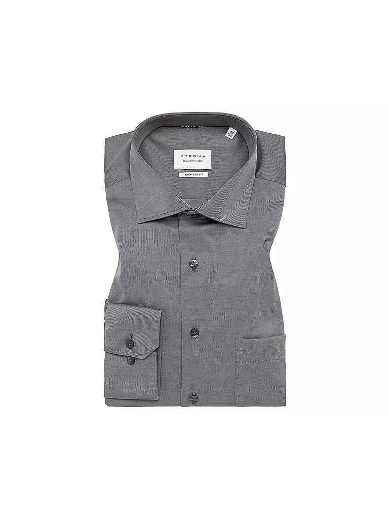 ETERNA | Hemd Comfort Fit | Gris