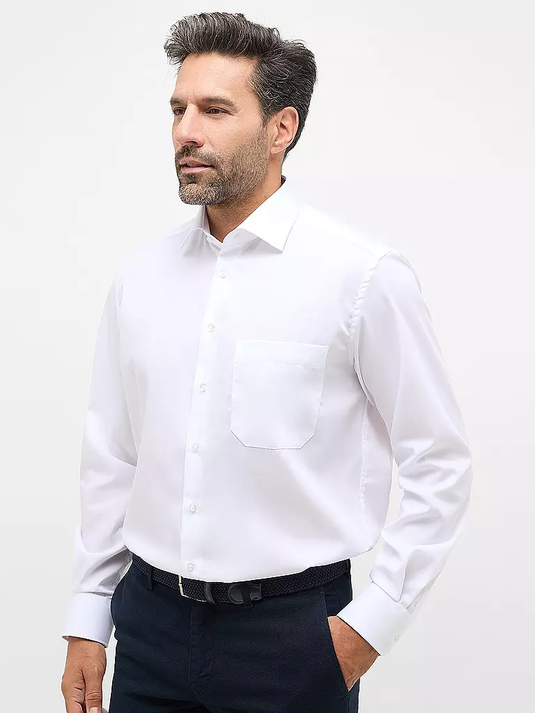 ETERNA | Hemd Comfort Fit | Blanco