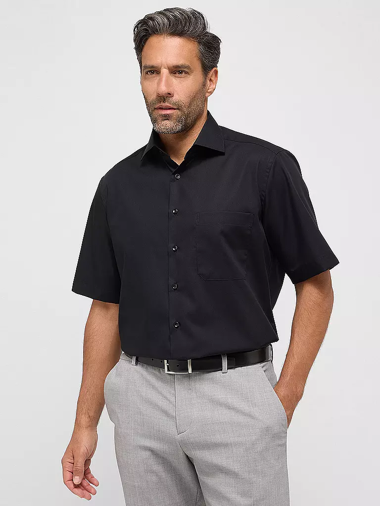 ETERNA | Hemd Comfort Fit | Negro