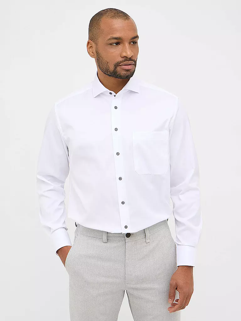 ETERNA | Hemd Comfort Fit | Blanco