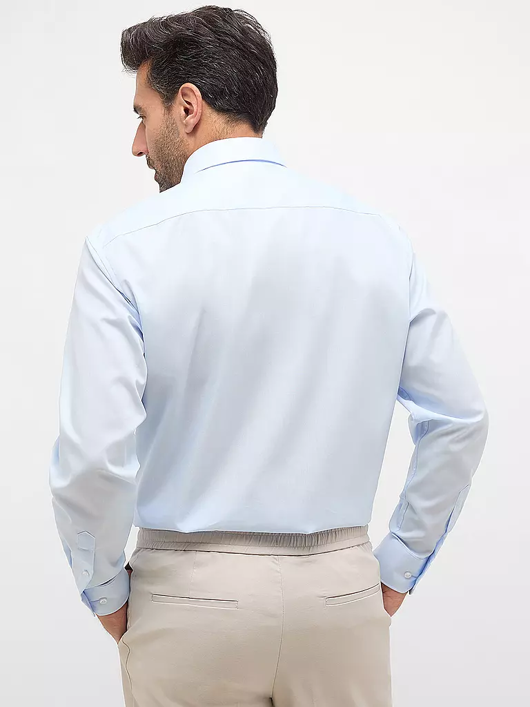 ETERNA | Hemd Comfort Fit | Azul claro