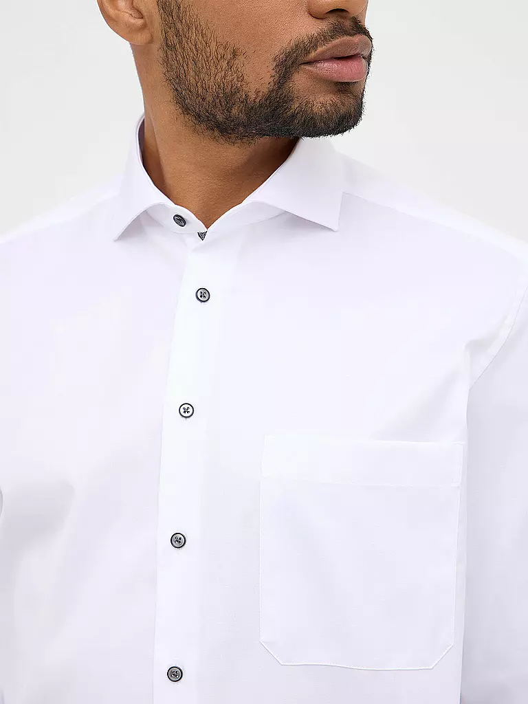 ETERNA | Hemd Comfort Fit | Blanco