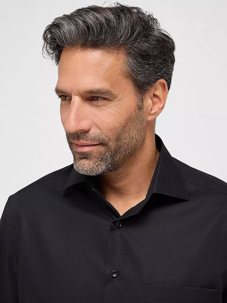 ETERNA | Hemd Comfort Fit | Negro