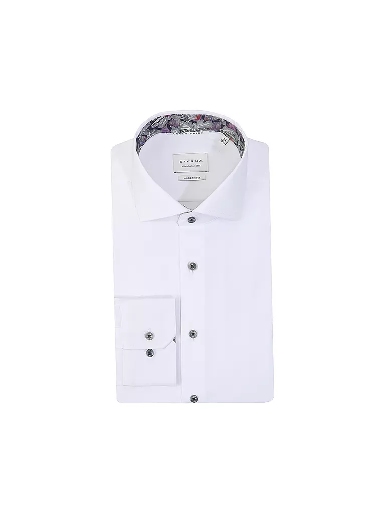 ETERNA | Hemd Modern Fit  | Blanco