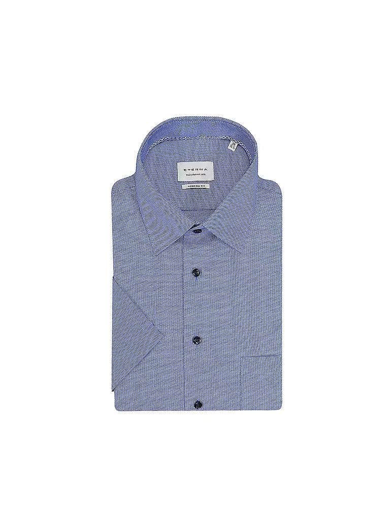ETERNA | Hemd Modern Fit  | Azul
