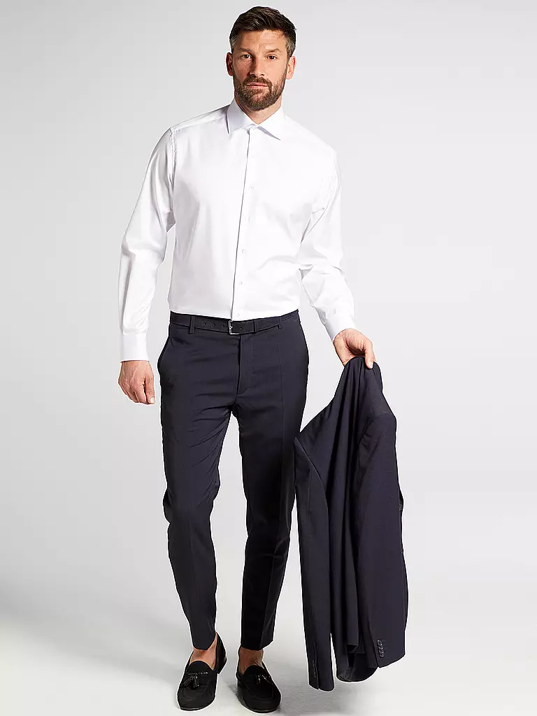 ETERNA | Hemd Modern Fit  | Blanco