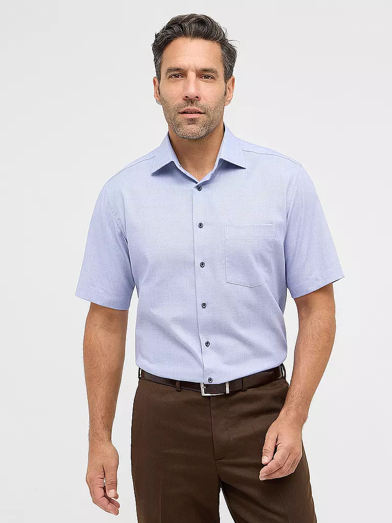 ETERNA | Hemd Modern Fit  | Azul